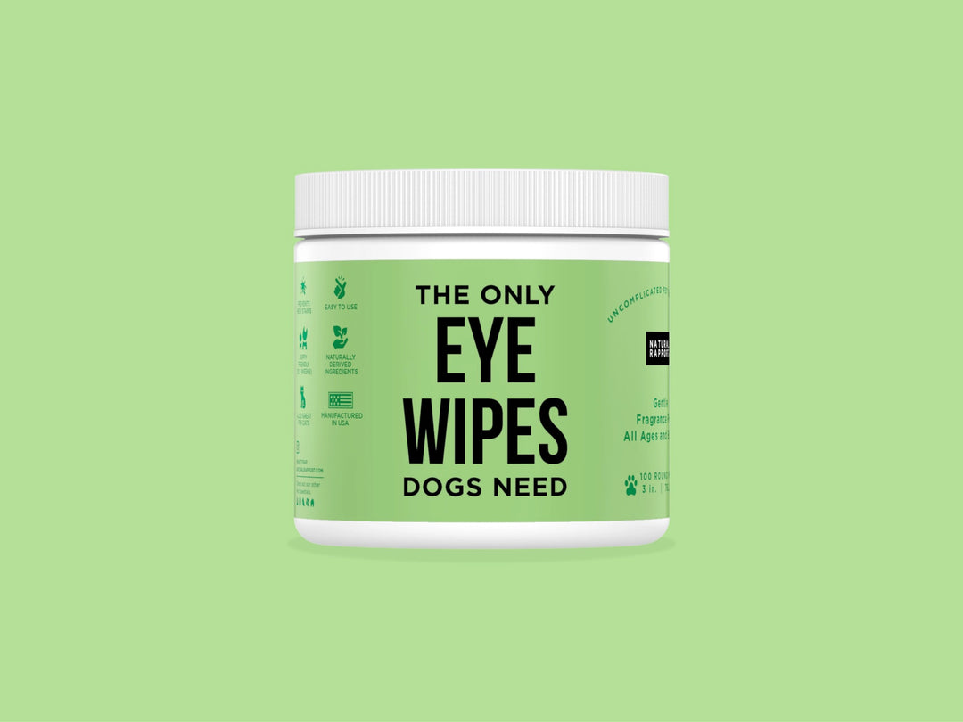 Natural Rapport The Only Eye Wipes Dogs Need