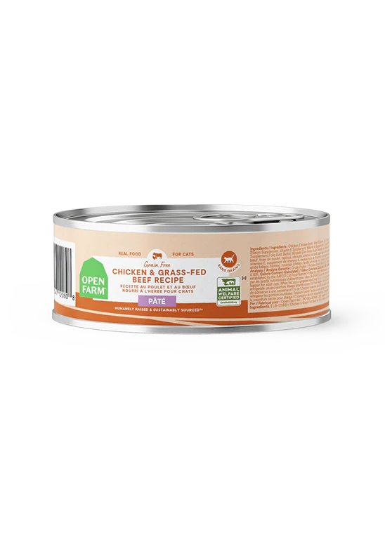 Open Farm® Chicken & Grass-Fed Beef Pâté Wet Cat Food 5.3oz