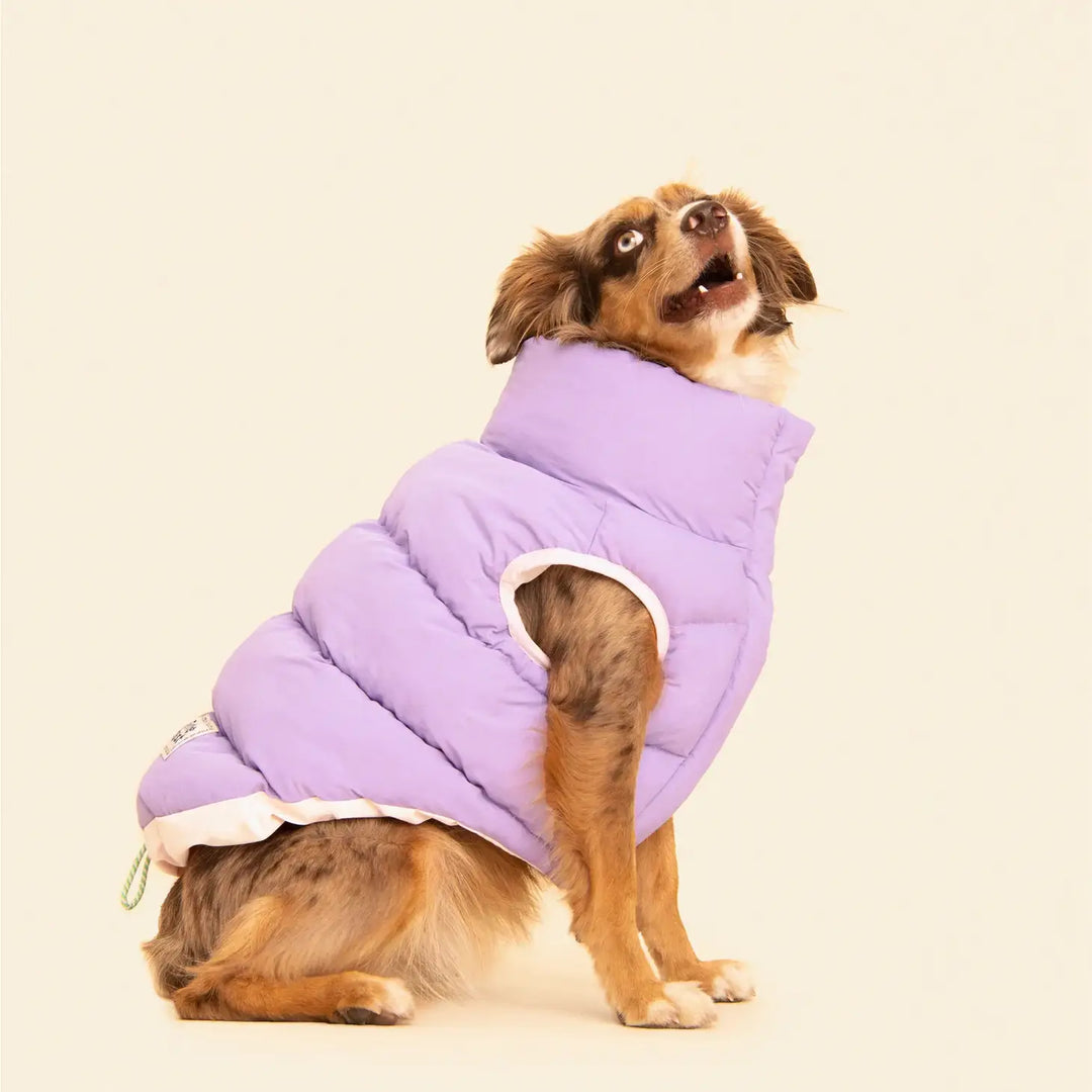 Little Beast Super Duper Reversible Parka vest Purple/Pink