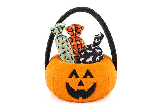 Pet Play Halloween Pumpkin Basket (4pcs set)