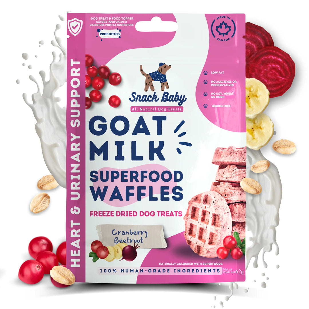 Snack Baby Superfood Waffles Cranberry Beetroot