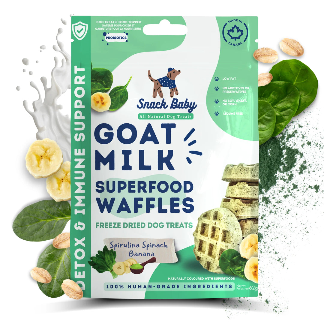 Snack Baby Superfood Waffles Spirulina Spinach