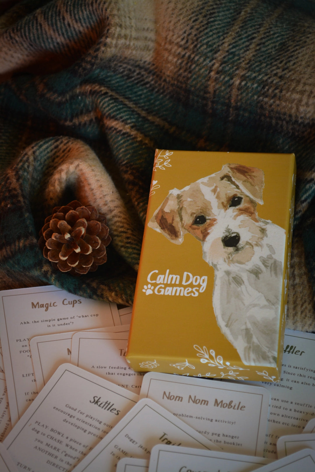Calm Dog Games Dog Enrichment Deck (Games, Brain Puzzles & More)