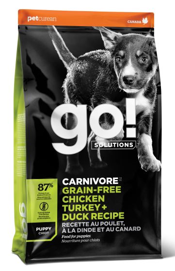 Go Carnivore Grain Free Chicken Turkey Duck Puppy 3.5lbs