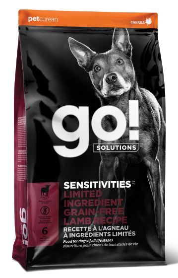 Go Sensitivities Lid Grain Free Lamb Dog Food 3.5lb