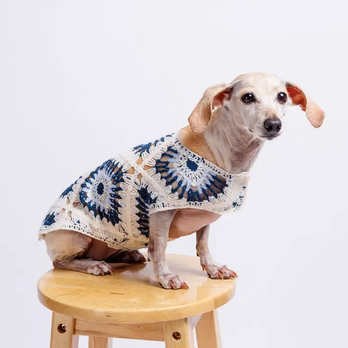 Both Tails Nazar Crochet Dog Top