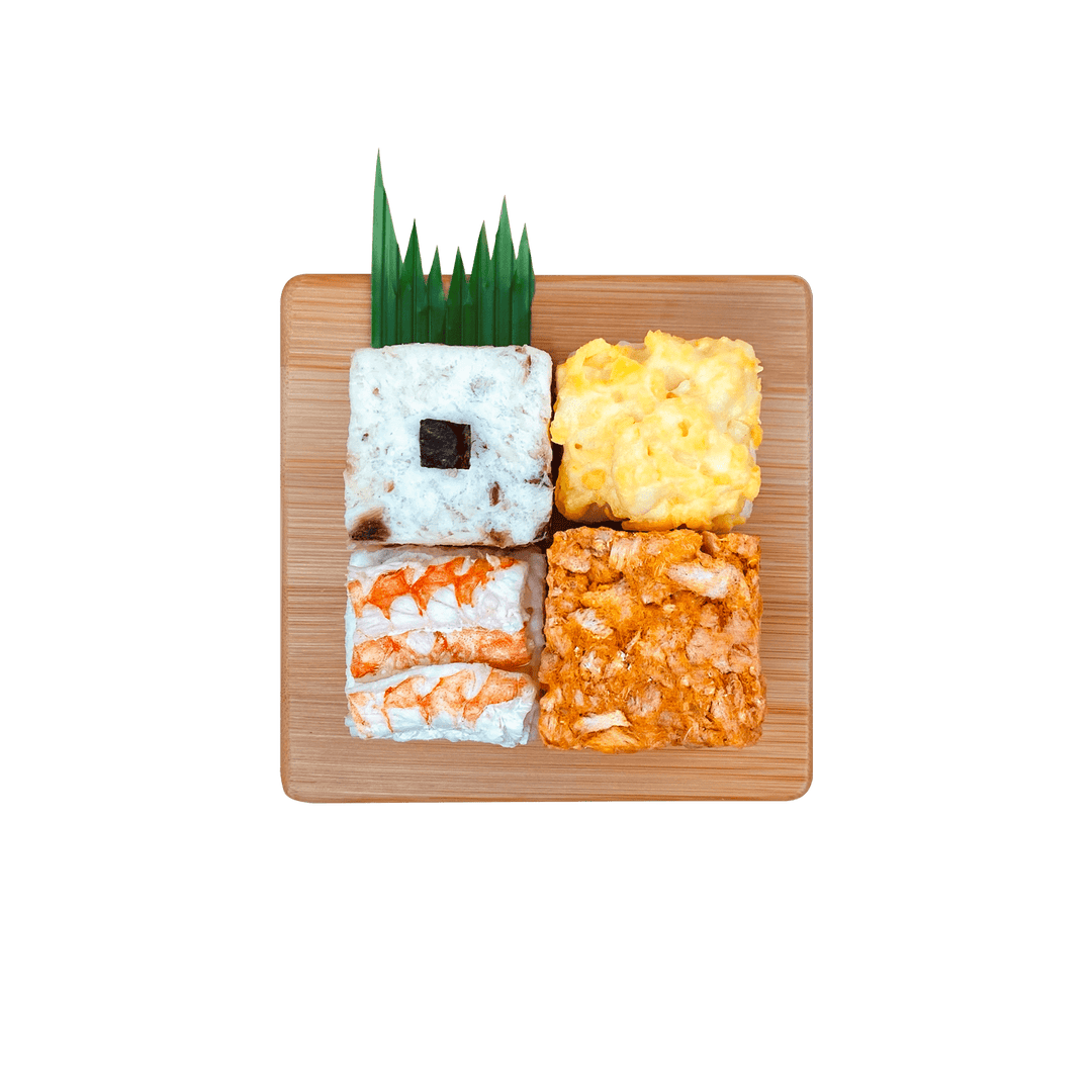 Pupper Squares 4 PC. Sushi Sampler For Dogs