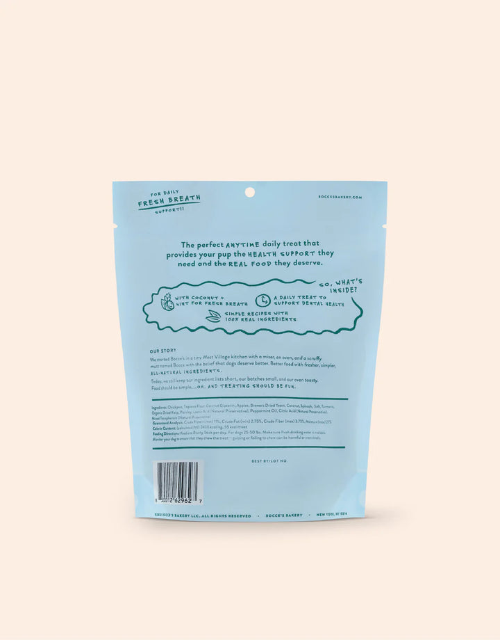 Bocce's Bakery Dailies Brush Sticks Coconut + Mint Medium 13 oz