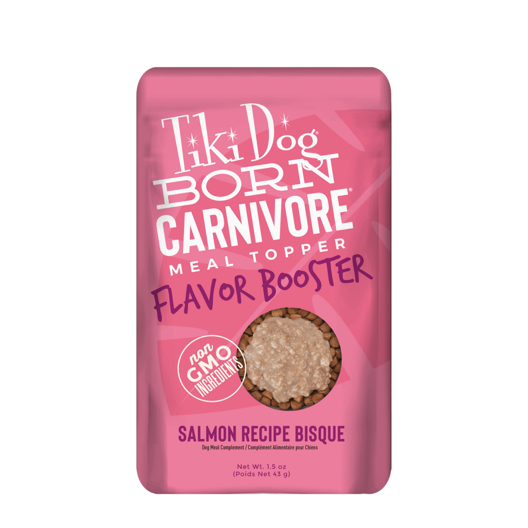 Tiki Dog Born Carnivore Salmon Bisque Topper 1.5oz