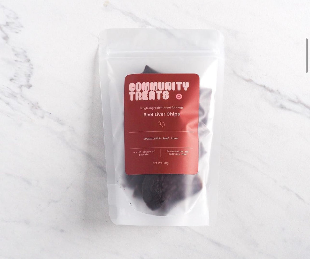 Community Treats Beef Liver Chips 80g
