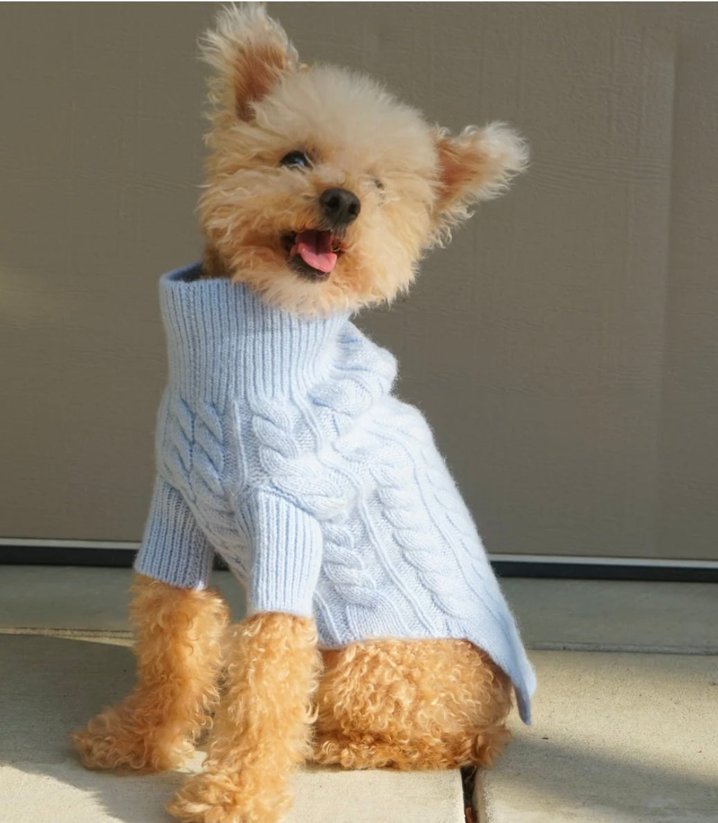 Ruby Rufus 100% Cashmere Sweater Cloud