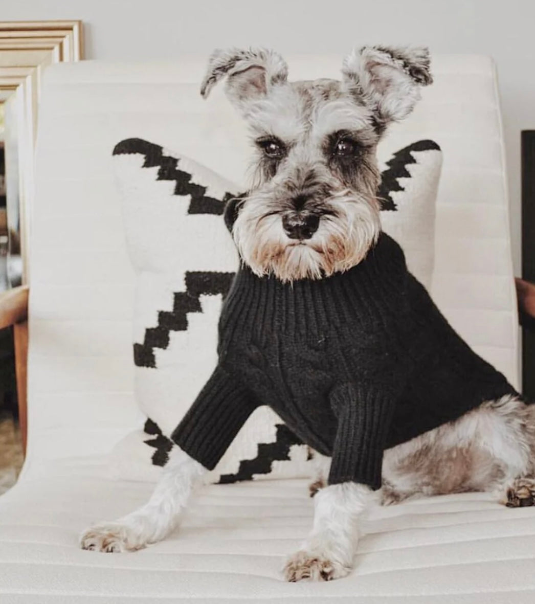 Ruby Rufus 100% Cashmere Sweater Noir
