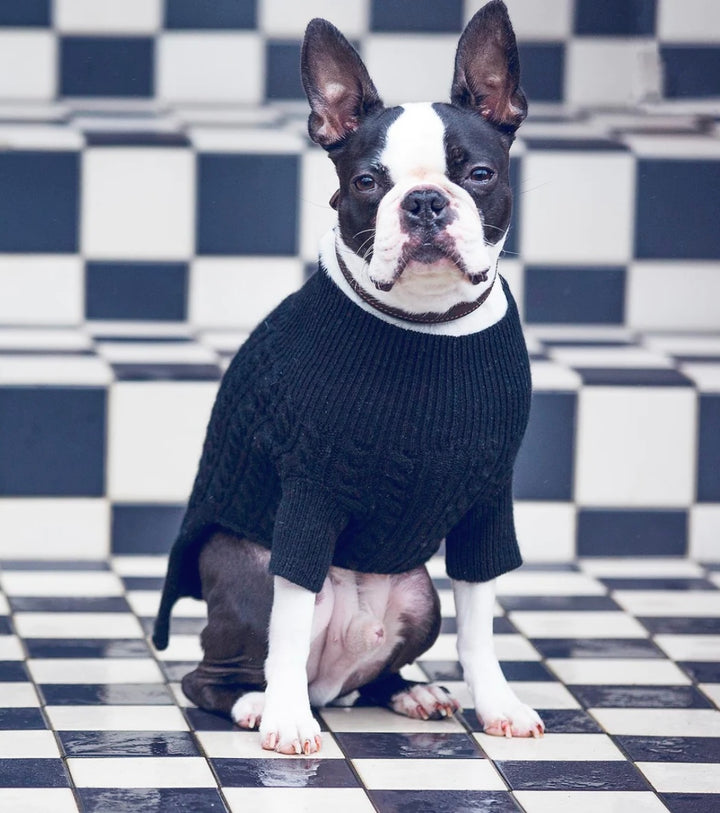 Ruby Rufus 100% Cashmere Sweater Noir