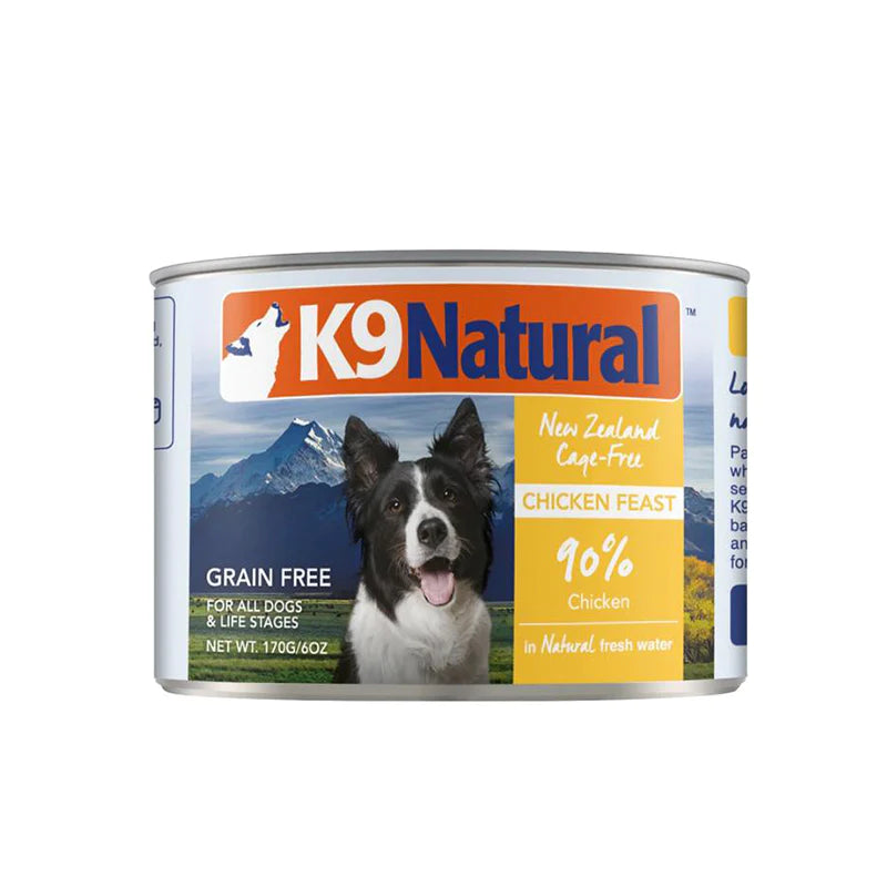 K9 Natural New Zealand Chicken Feast Wet Dog Food 6 oz