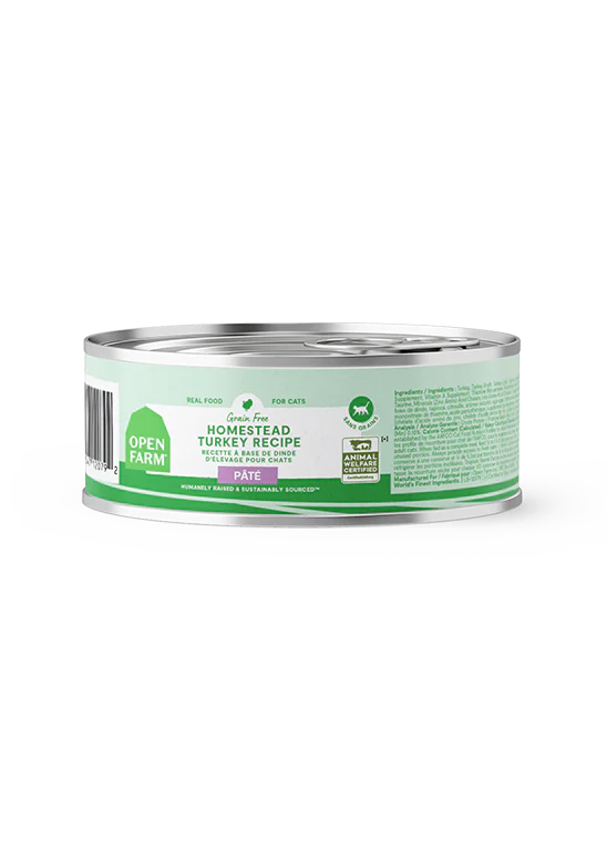 Open Farm Homestead Turkey Pâté Wet Cat Food 5.3oz