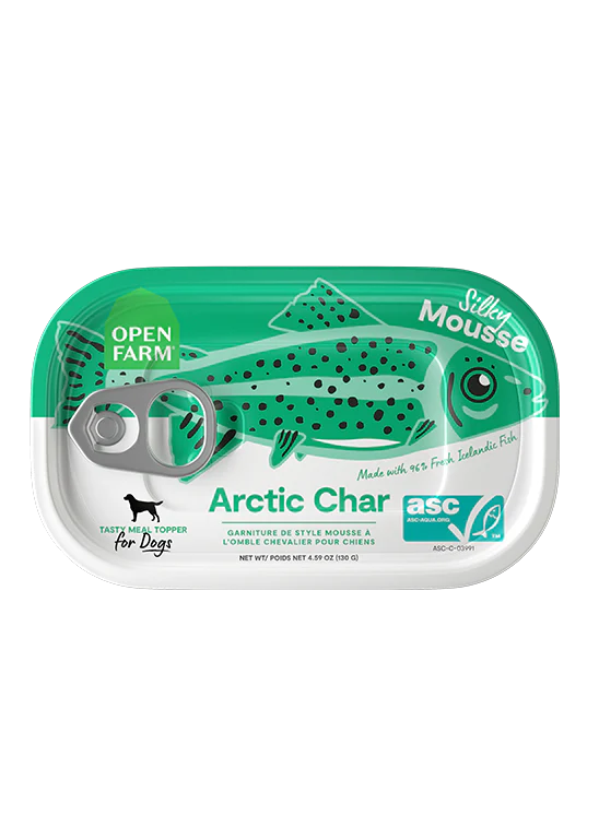 Open Farm Silky Mousse Arctic Char Topper for Dogs 4.5 oz