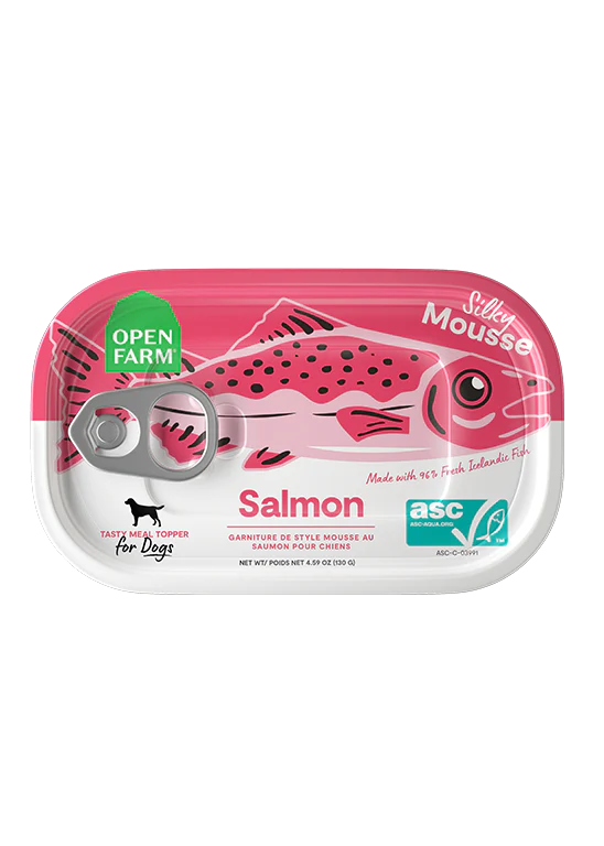 Open Farm Silky Mousse Salmon Topper for Dogs 4.5 oz