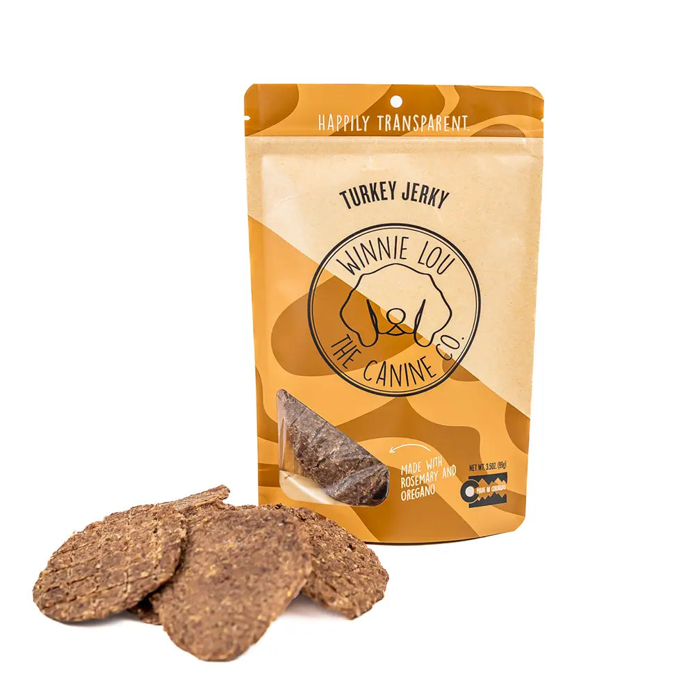 Winnie Lou Turkey Jerky Waffers 2.5oz Bag