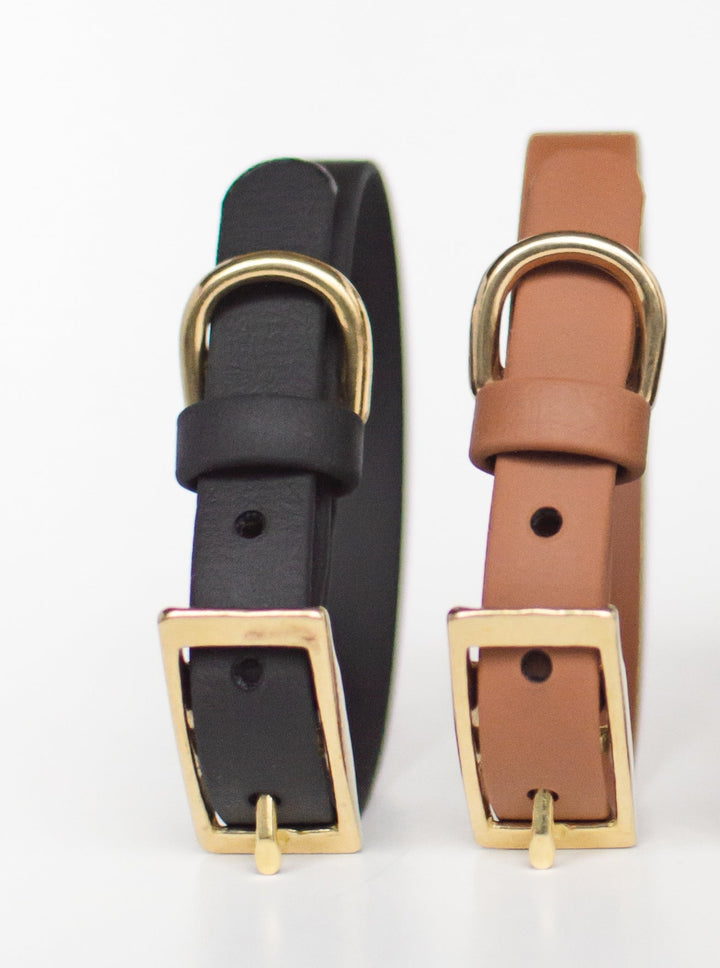 Wanderlust Pup Biothane Collars Midnight