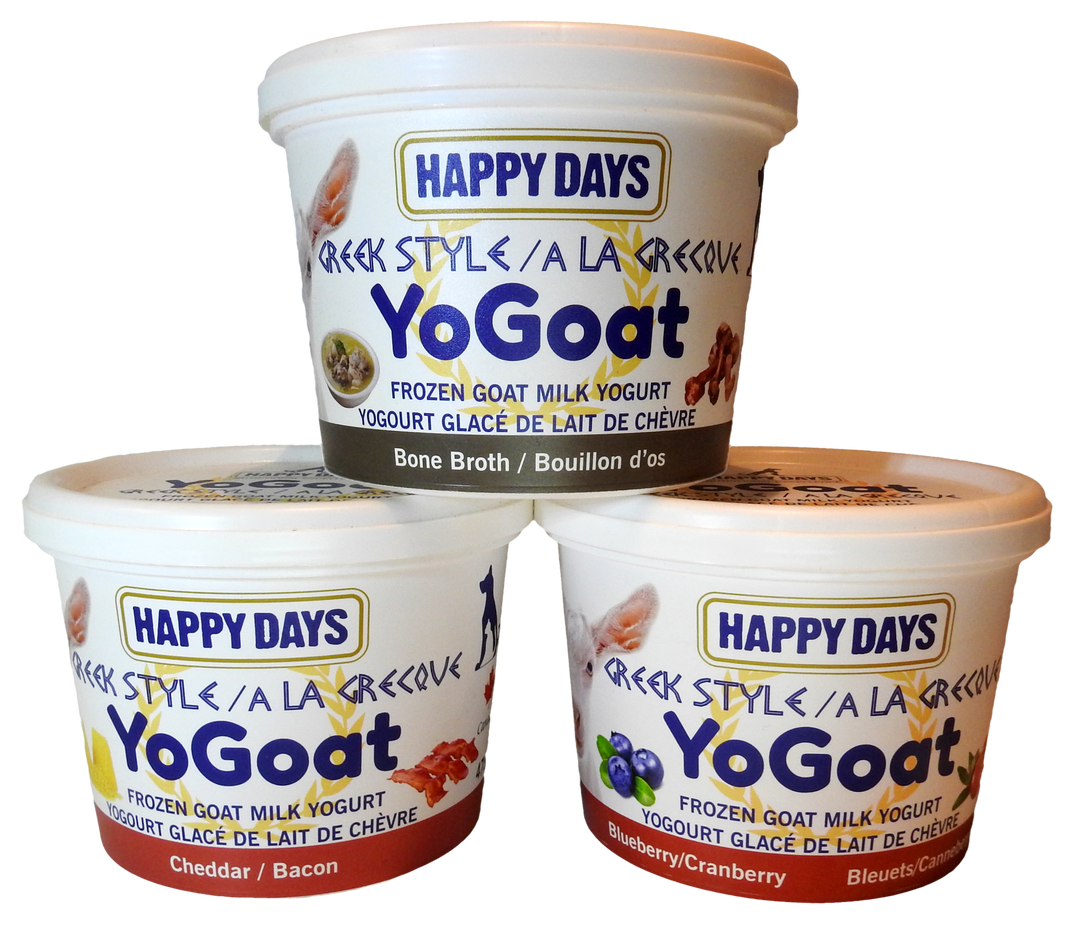 Happy Days YoGoat Greek Style Frozen Goat Milk Yogurt 475gm