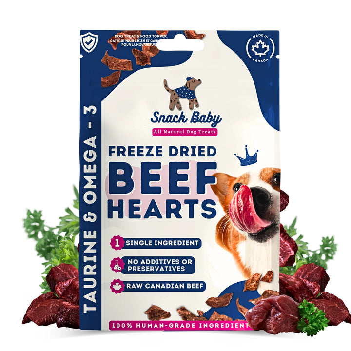 Snack Baby 100% Beef Hearts