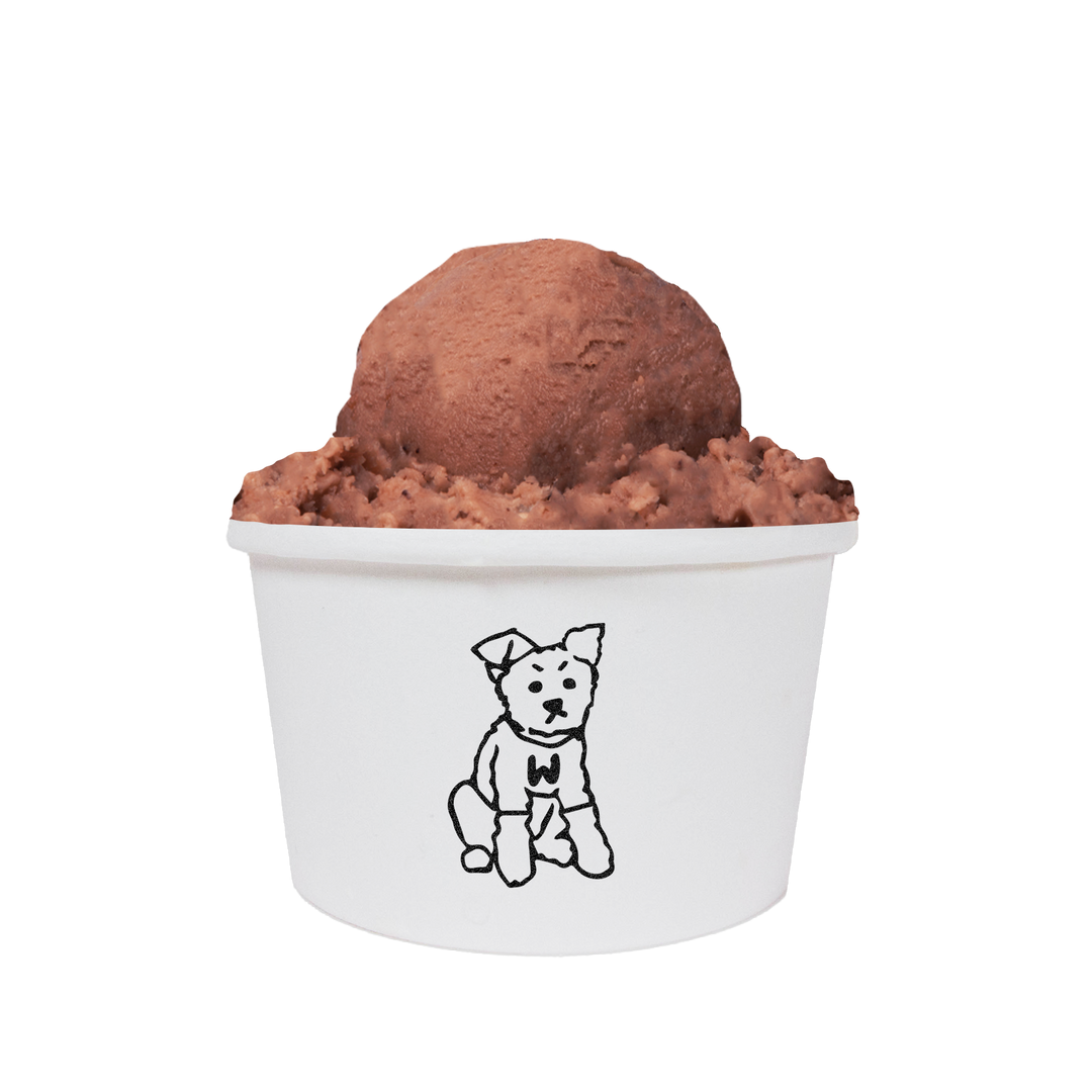 Walto Carob Fudge Ice Cream Pup Cup 8oz