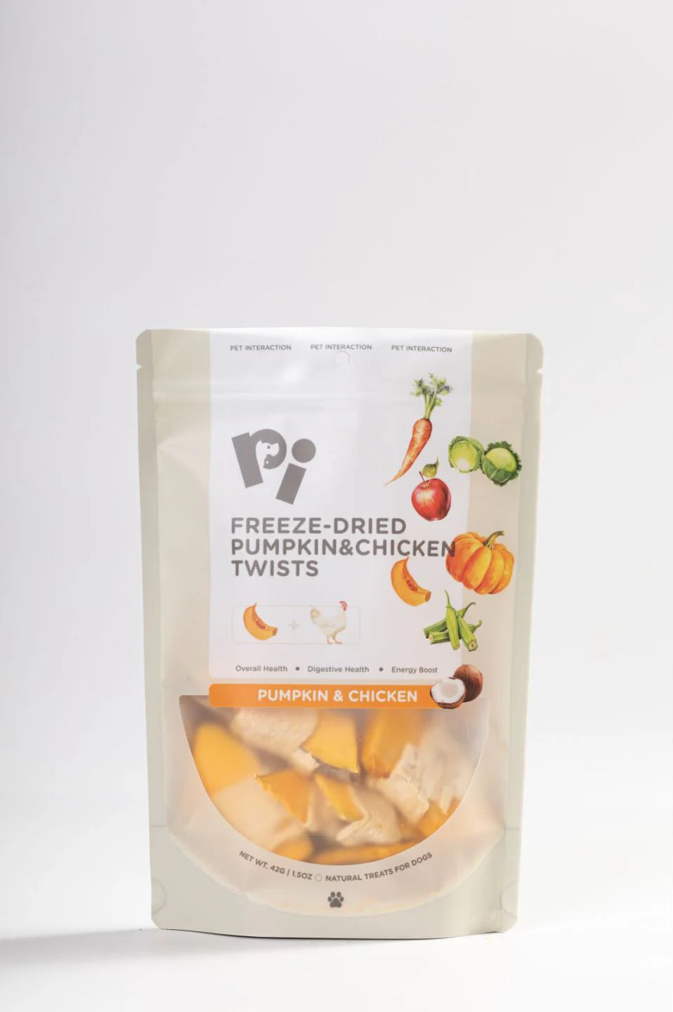 PI Pet Food Freeze-Dried Pumpkin & Chicken Twists 42g