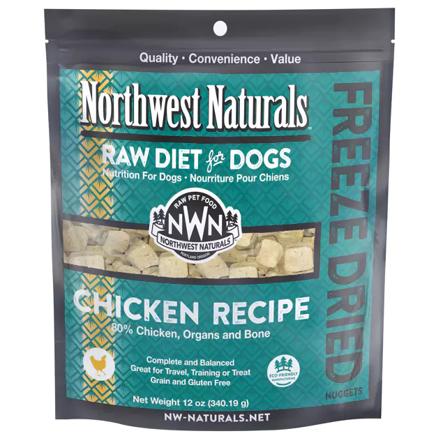 Northwest Naturals Freeze-dried Dog Chicken Nuggets 340g