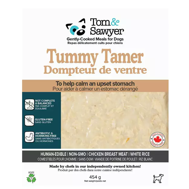 Tom&Sawyer Tummy Tamer Gently Cooked Dog Meal 454g