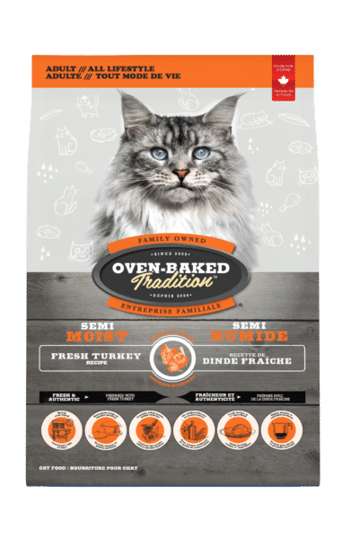 Oven-Baked Tradition Adult Semi Moist Turkey Cat 5lb