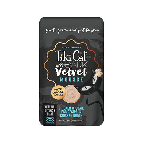 Tiki Cat After Dark Velvet Mousse Chicken & Quail in Broth 2.8oz