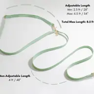 Sunny Tails Waterproof 4-in-1 Convertible Leash Pistachio