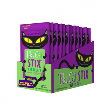 Tiki Cat STIX Duck in Gravy 3 oz