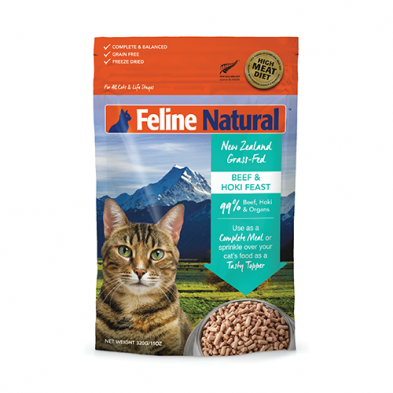 Feline Natural Beef & Hoki Feast Cat Food 320 gm