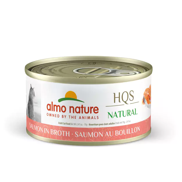 Almo Nature HQS Natural Salmon in Broth Cat 70 gr