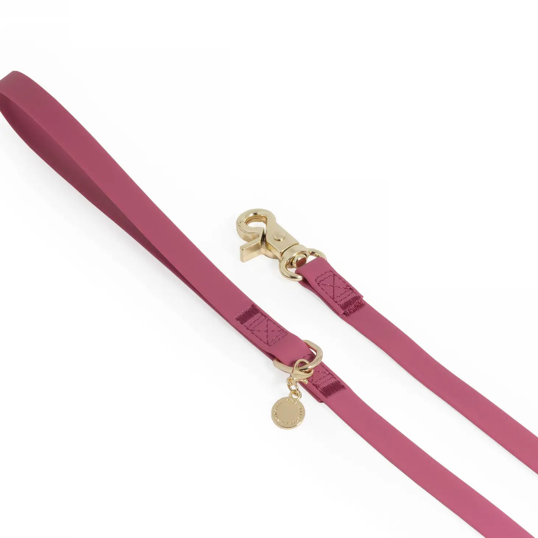 Sunny Tails Waterproof Leash Burgundy