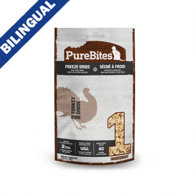 PureBites Turkey Breast Freeze-Dried Cat Treats 26 gm