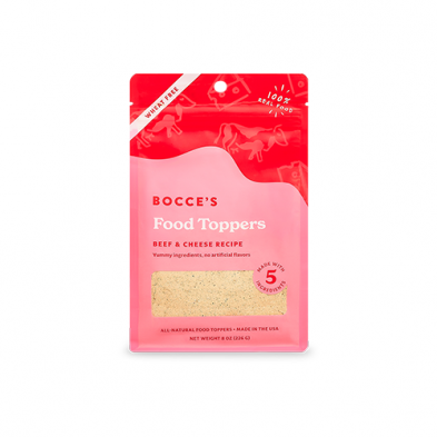 Bocce's Food Toppers Beef & Cheese 8 oz