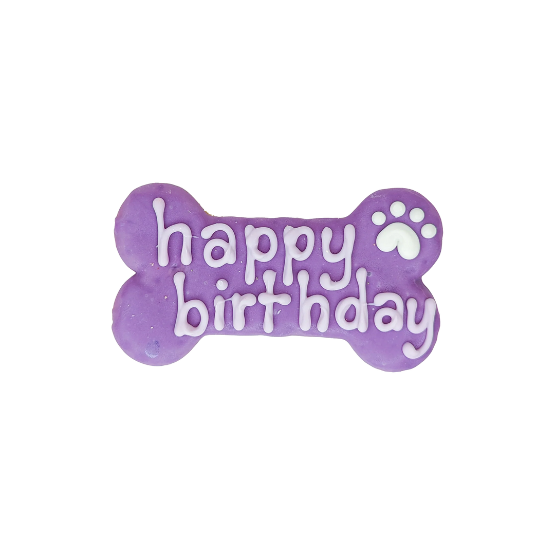 Bosco & Roxy's Violet Birthday Bone