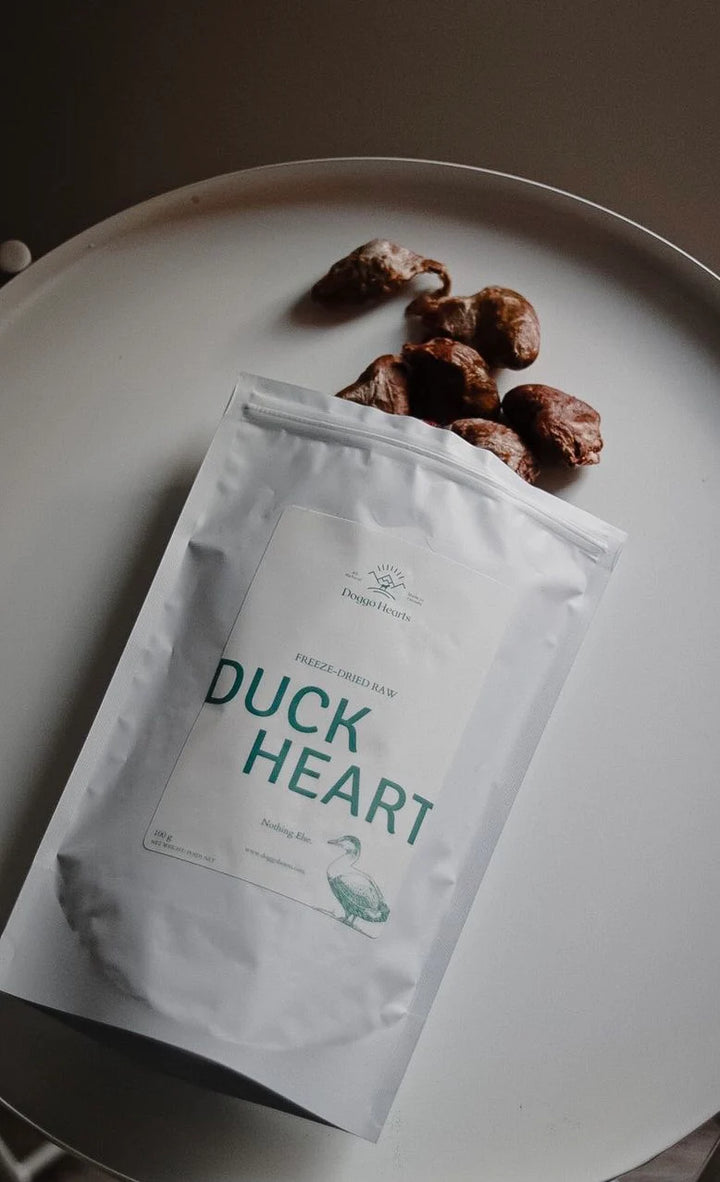 Doggo Hearts Freeze-Dried Duck Hearts