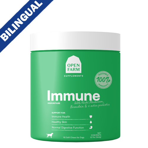 Open Farm Immune Chews Supplement for Dogs 90 ct