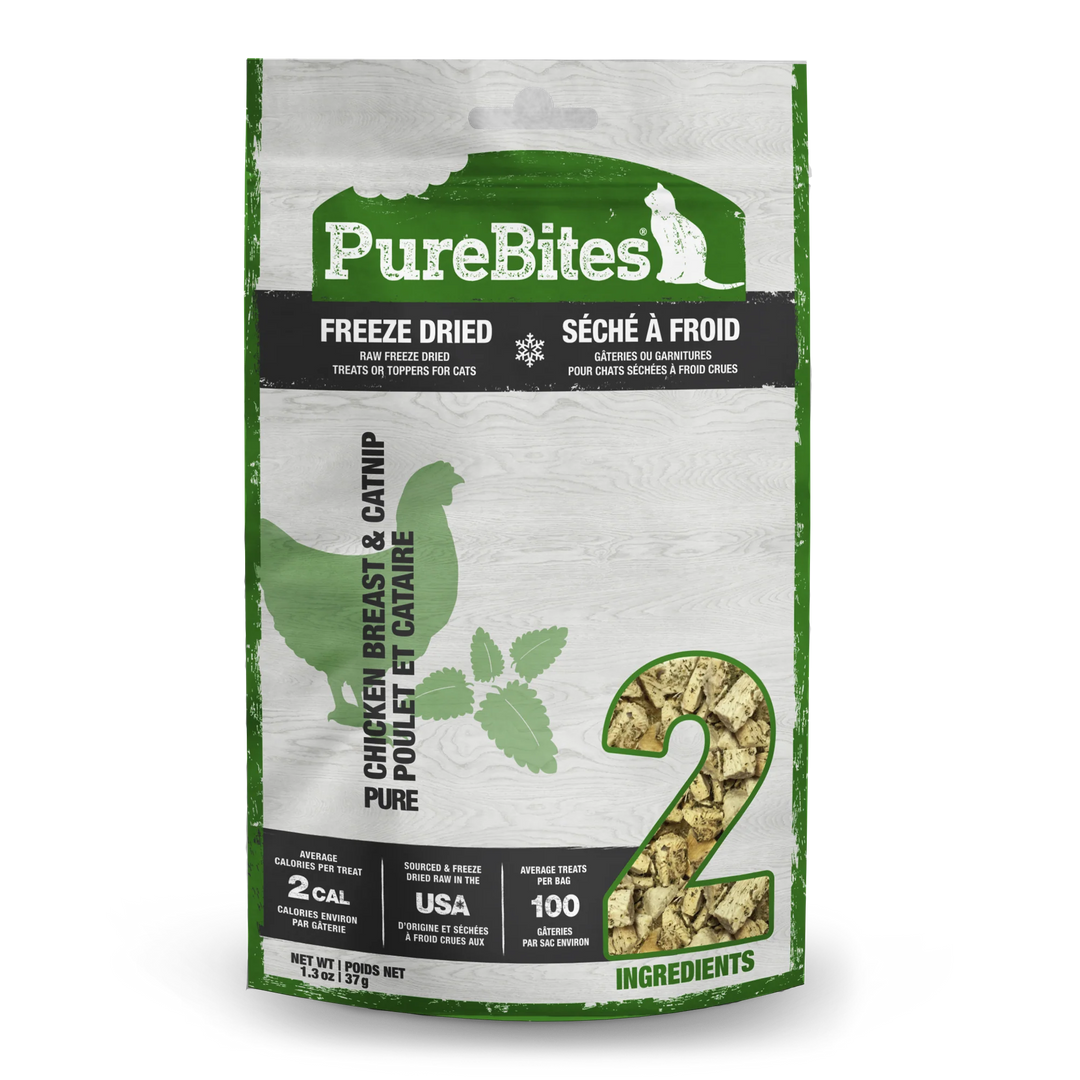 Purebites Chicken & Catnip Freeze Dried Cat Treats 37g