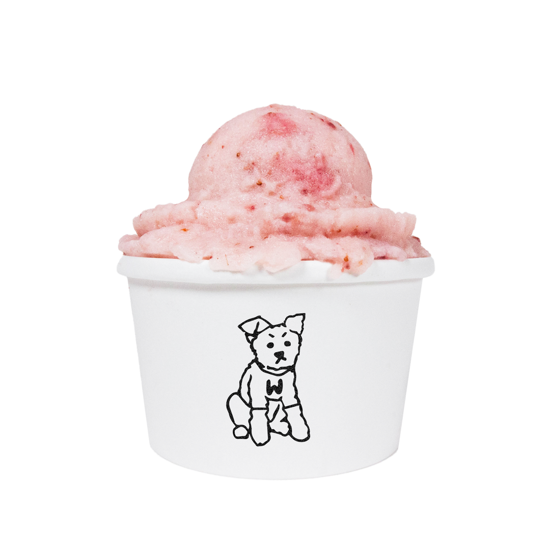 Walto Strawberries & Cream Ice Cream Pup Cup 8 oz