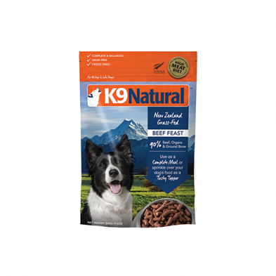 K9 Natural Beef Feast Freeze-Dried Dog Food 500g